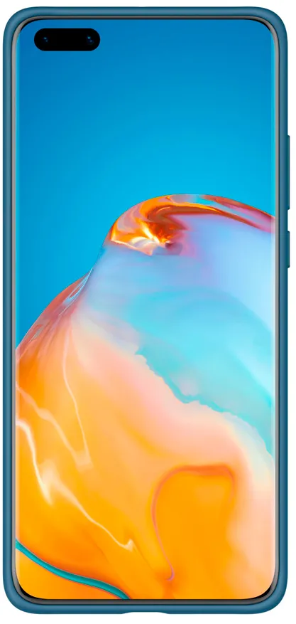 Silicone для Huawei P40 Pro (синий) Silicone для Huawei P40 Pro (синий)