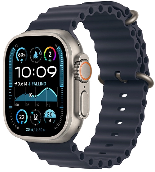 Apple Watch Ultra 2 49 мм (титан/синий) Apple Watch Ultra 2 49 мм (титан/синий)