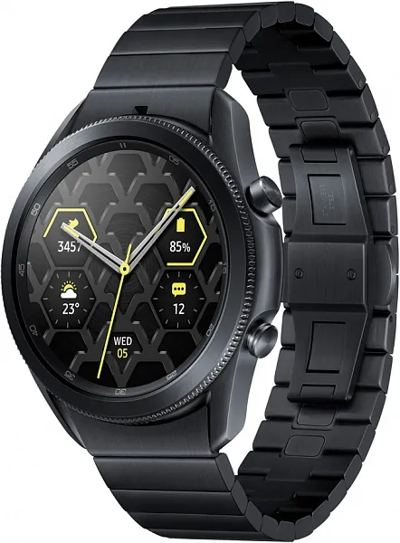 Смарт-часы Samsung Galaxy Watch 3 45 мм титан SM-R840 (черный) Смарт-часы Samsung Galaxy Watch 3 45 мм титан SM-R840 (черный)