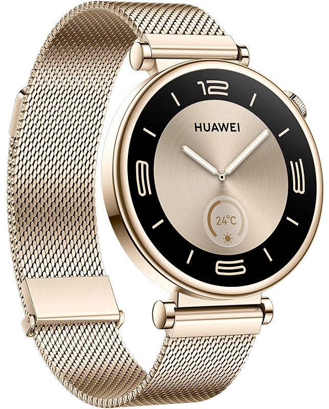 Huawei Watch GT 4 41 мм миланское плетение (золотой) фото 1 Huawei Watch GT 4 41 мм миланское плетение (золотой) фото 1