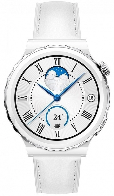 Huawei Watch GT 3 Pro 43 мм белый/кожа фото 9