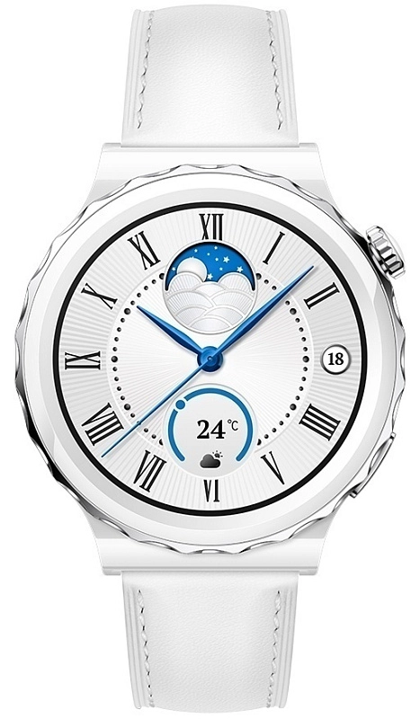 Huawei Watch GT 3 Pro 43 мм белый/кожа фото 9 Huawei Watch GT 3 Pro 43 мм белый/кожа фото 9