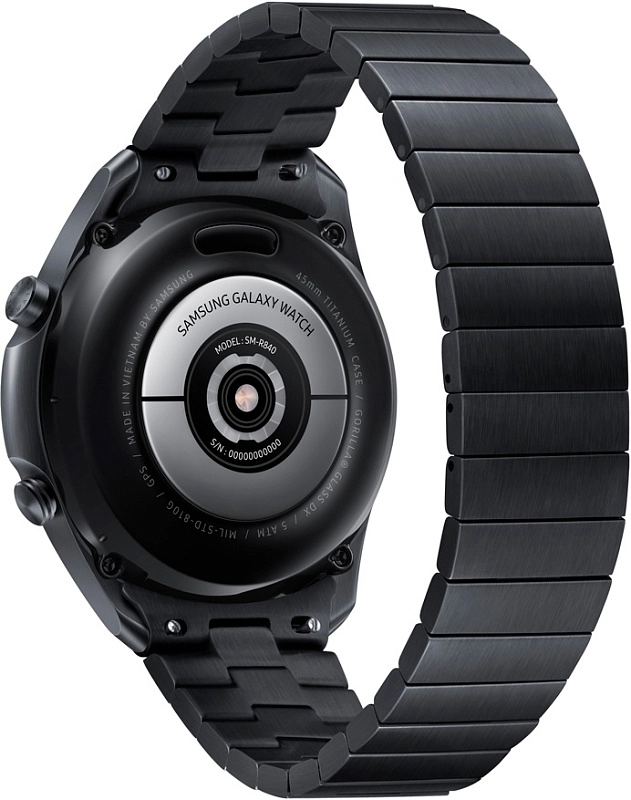 Смарт-часы Samsung Galaxy Watch 3 45 мм титан SM-R840 (черный) фото 3 Смарт-часы Samsung Galaxy Watch 3 45 мм титан SM-R840 (черный) фото 3