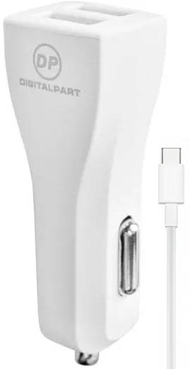 Digitalpart CC-231 с кабелем Type-C (белый) Digitalpart CC-231 с кабелем Type-C (белый)