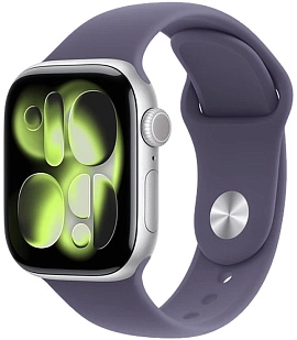 Apple Watch 11 42 мм (серебро/фиолетовый , M/L)