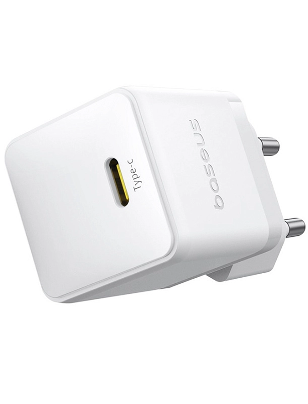 Baseus Palm Fast Charger 1C 20W (белый) фото 1 Baseus Palm Fast Charger 1C 20W (белый) фото 1