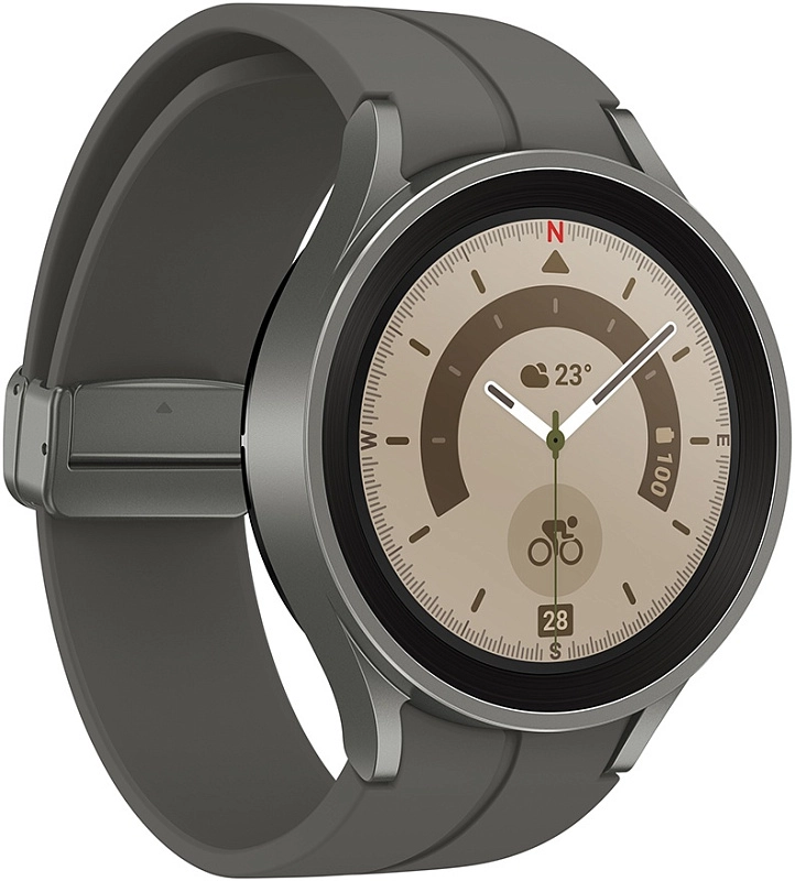 Samsung Galaxy Watch 5 Pro (серый титан) фото 1 Samsung Galaxy Watch 5 Pro (серый титан) фото 1