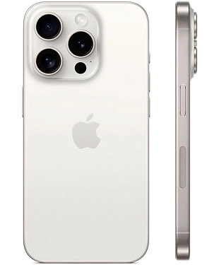 Apple iPhone 15 Pro 256GB  (SIM+eSIM) (белый титан) фото 2