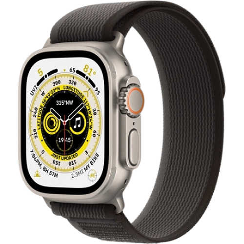 Apple Watch Ultra S/M + скретч-карта (черный/серый)