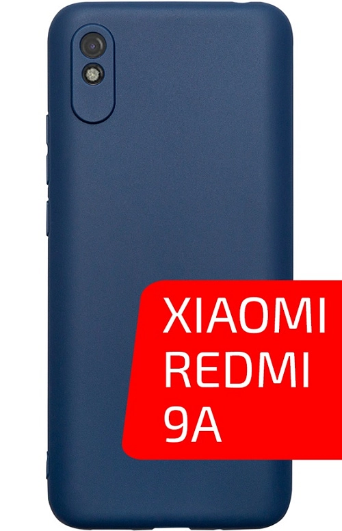 Volare Rosso Matt TPU для Xiaomi Redmi 9A (синий) Volare Rosso Matt TPU для Xiaomi Redmi 9A (синий)