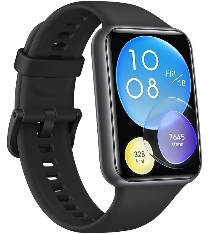 Huawei Watch FIT 2 Active (полночный черный) фото 1
