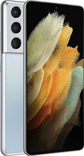 Смартфон Samsung Galaxy S21 Ultra 16/512GB (серебряный фантом)