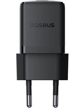Baseus Palm Fast Charger 1C 20W с кабелем USB-C to USB-C 60W (черный)