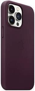 Apple для iPhone 13 Pro Leather Case with MagSafe (темная вишня)