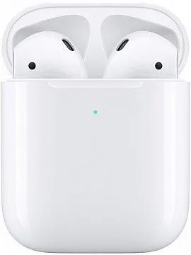 Наушники оригинальные Apple AirPods 2 Generation (кейс c беспроводной зарядкой)