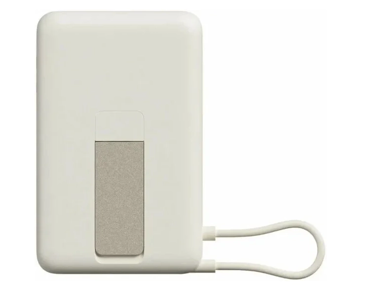 Xiaomi Magnetic Power Bank 10000 with Built-in Stand (WPB1007Z, бежевый) фото 1