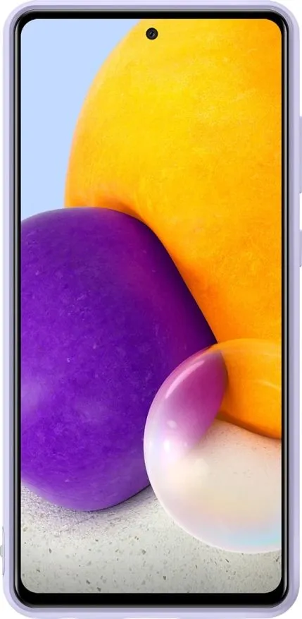 Чехол-накладка Silicone Cover для Samsung A72 (фиолетовый) Чехол-накладка Silicone Cover для Samsung A72 (фиолетовый)