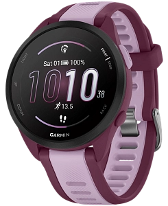 Garmin Forerunner 165 Music 43 мм (ягодный корпус/сиреневый ремешок)