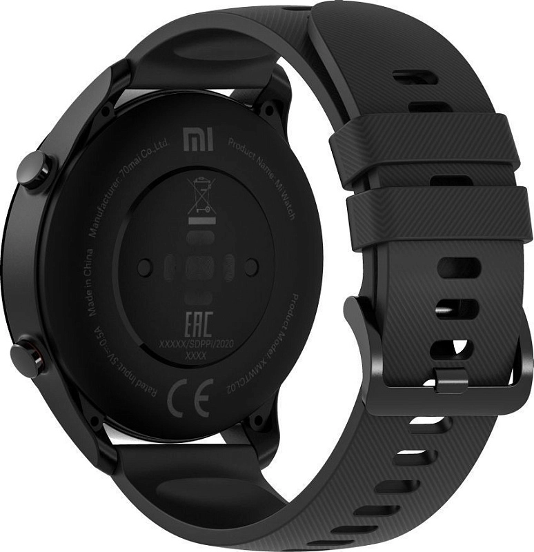 Смарт-часы Xiaomi Mi Watch (черный) фото 2