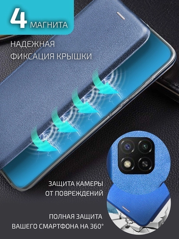 Volare Rosso Prime для Xiaomi Redmi 9C (синий) фото 4
