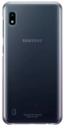 Бампер оригинальный Samsung Gradation для A10 (черный)