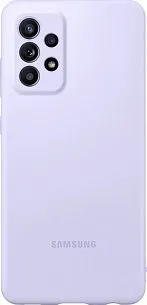 Silicone Cover для Samsung A52 (фиолетовый)