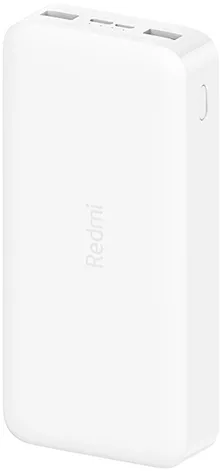 Внешний аккумулятор Xiaomi Redmi Power Bank 20000 mAh (белый)