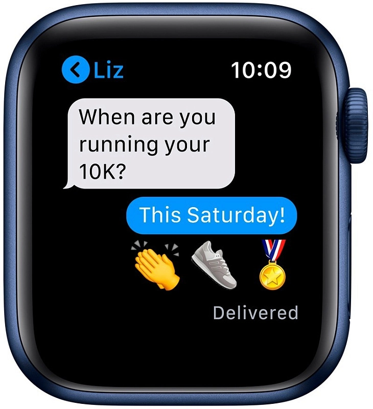Смарт-часы Apple Watch Series 6 44 mm (синий) фото 5
