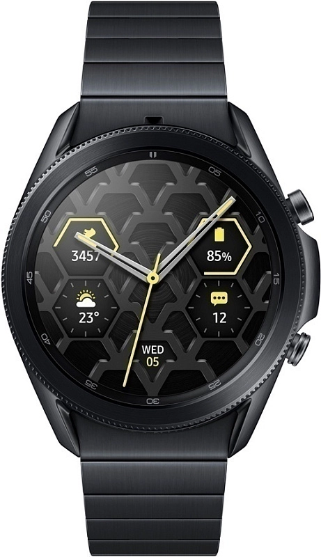 Смарт-часы Samsung Galaxy Watch 3 45 мм титан SM-R840 (черный) фото 1 Смарт-часы Samsung Galaxy Watch 3 45 мм титан SM-R840 (черный) фото 1