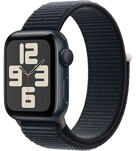 Apple Watch SE 2024 40 мм (черный, нейлон)