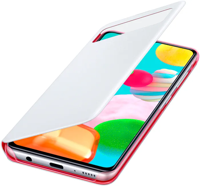 Чехол-книжка S View Wallet Cover для Samsung A41 (белый) фото 2