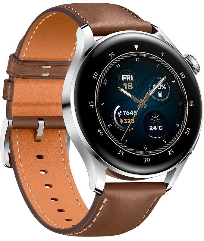 Huawei Watch 3 Classic 46,2 мм (коричневый) фото 1 Huawei Watch 3 Classic 46,2 мм (коричневый) фото 1
