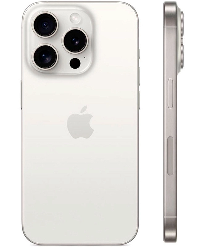 Apple iPhone 15 Pro 256GB (A3104, 2 SIM) (белый титан) фото 1 Apple iPhone 15 Pro 256GB (A3104, 2 SIM) (белый титан) фото 1
