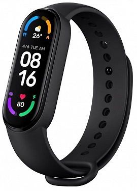 Фитнес-браслет Xiaomi Mi Smart Band 6 NFC (черный)
