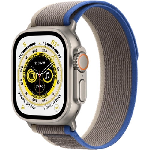 Apple Watch Ultra M/L + скретч-карта (синий/серый) Apple Watch Ultra M/L + скретч-карта (синий/серый)