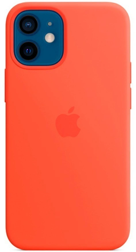 Apple для iPhone 12 mini Silicone Case with MagSafe (оранжевый)