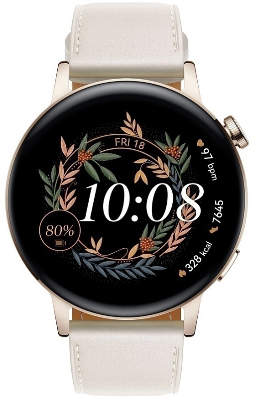 Huawei Watch GT 3 42 мм Elegant (белый) фото 1 Huawei Watch GT 3 42 мм Elegant (белый) фото 1