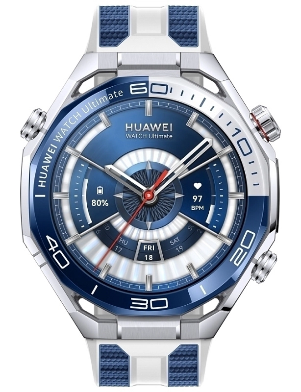 Huawei Watch Ultimate 2 (синий, силикон) фото 4
