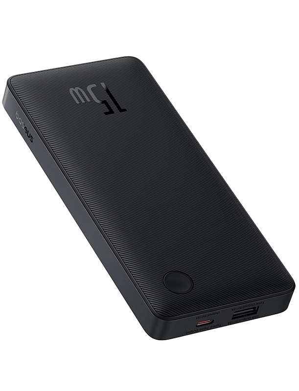 Baseus Airpow Lite Power Bank 10000mAh 15W (черный) фото 1 Baseus Airpow Lite Power Bank 10000mAh 15W (черный) фото 1