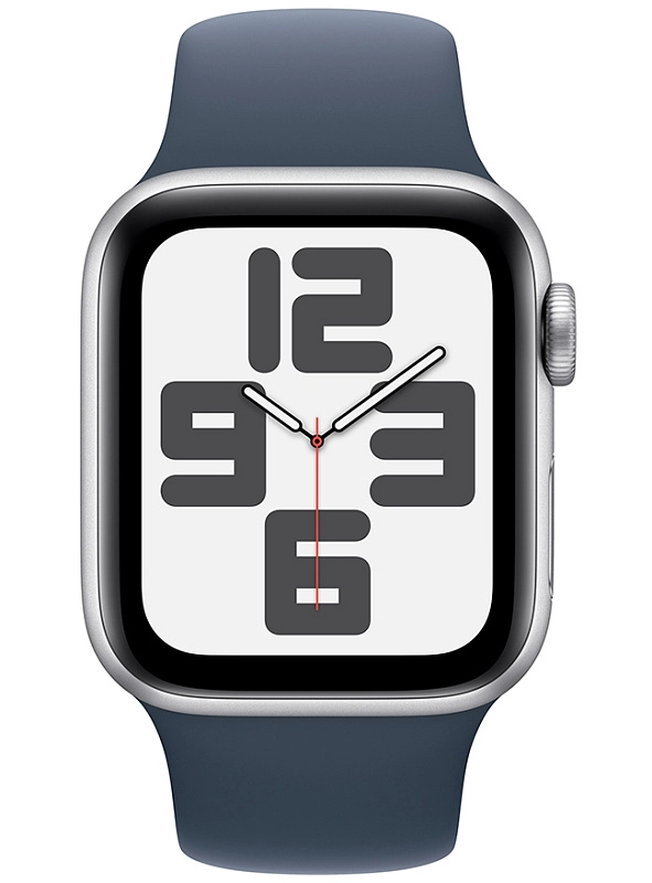 Apple Watch SE 2024 44 мм (серебро, синий) фото 1 Apple Watch SE 2024 44 мм (серебро, синий) фото 1