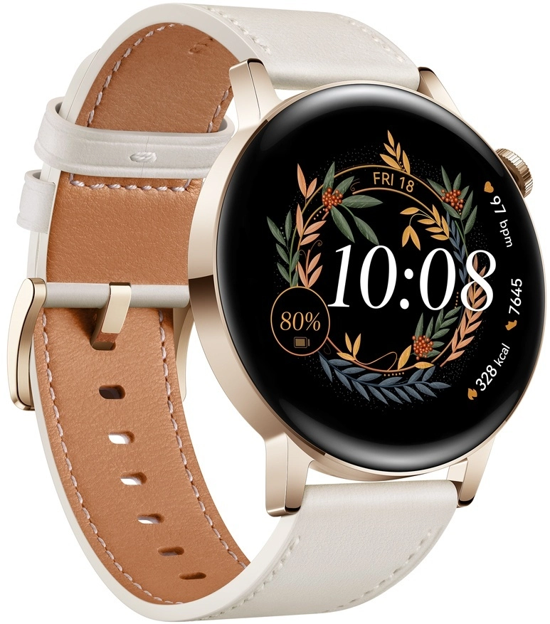 Смарт-часы Huawei Watch GT 3 42 мм Elegant (белый)