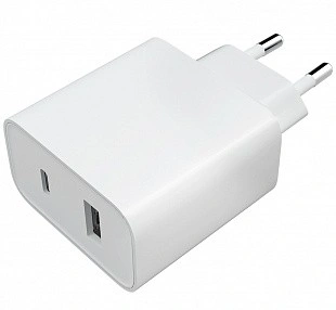 Xiaomi Mi 33W Wall Charger Type-A+Type-C (белый) фото 3