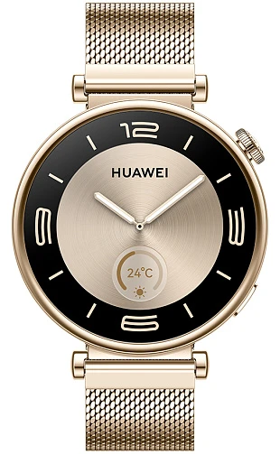 Huawei Watch GT 4 41 мм миланское плетение (золотой) фото 2