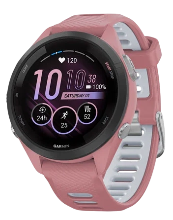 Garmin Forerunner 265S 42 мм (пудровый корпус/пудрово-серый ремешок) фото 1 Garmin Forerunner 265S 42 мм (пудровый корпус/пудрово-серый ремешок) фото 1