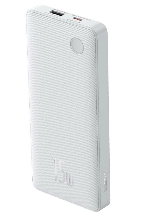 Baseus Airpow Lite Power Bank 10000mAh 15W (белый) Baseus Airpow Lite Power Bank 10000mAh 15W (белый)