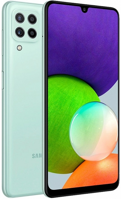 Смартфон Samsung Galaxy A22 4/64GB A225 (мята)