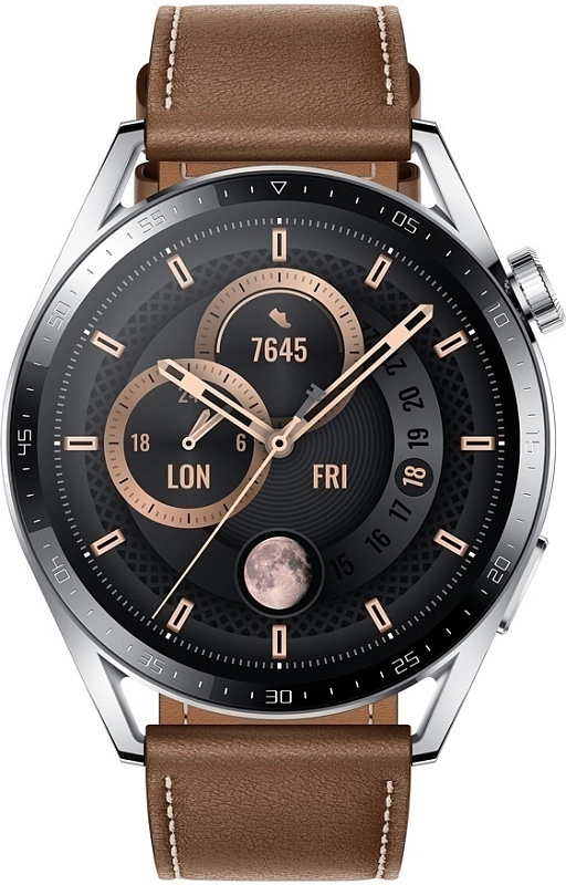 Huawei Watch GT 3 46 мм Classic (коричневый) фото 1 Huawei Watch GT 3 46 мм Classic (коричневый) фото 1