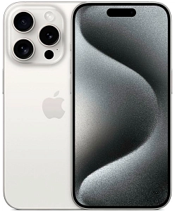 Apple iPhone 15 Pro 256GB (A3104, 2 SIM) (белый титан)