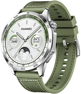 Huawei Watch GT 4 46 мм ткань (зеленый)