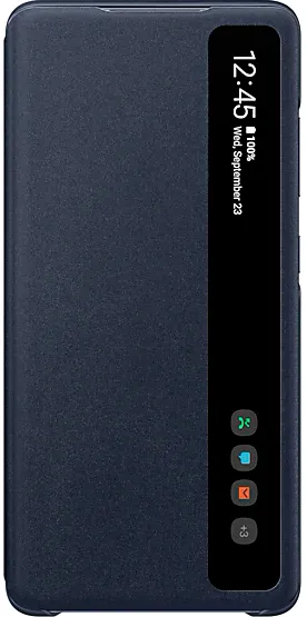 Чехол-книжка Smart Clear View Cover для Samsung Galaxy S20 FE (синий)